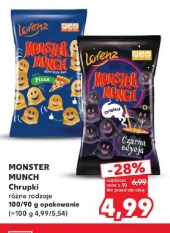 Chrupki pizza Monster Munch +1 wariant