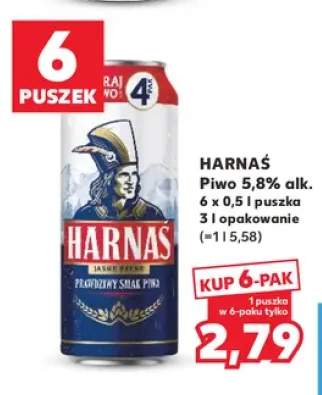Piwo Harnaś 6-pak
