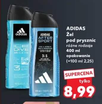Żel pod prysznic Ice Dive Adidas +1 wariant