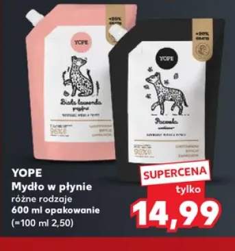 Mydło w płynie Biała lawenda Yope +1 wariant