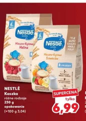 Kaszka mleczno-ryżowa malina Nestlé +1 wariant