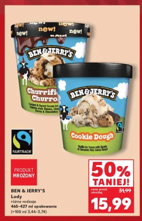 Lody Cookie Dough Ben & Jerry's +1 wariant