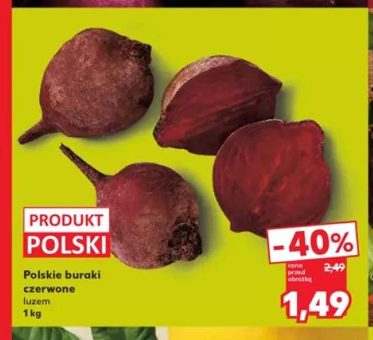 Buraki czerwone polskie