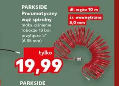 Pneumatyczny wąż spiralny Parkside