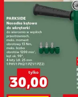 Nasadka kątowa do wkrętarki Parkside