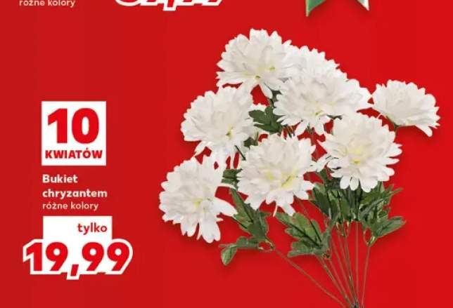 Bukiet chryzantem 10 kwiatów