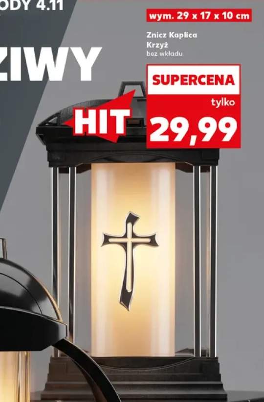 Znicz Kaplica Krzyż bez wkładu