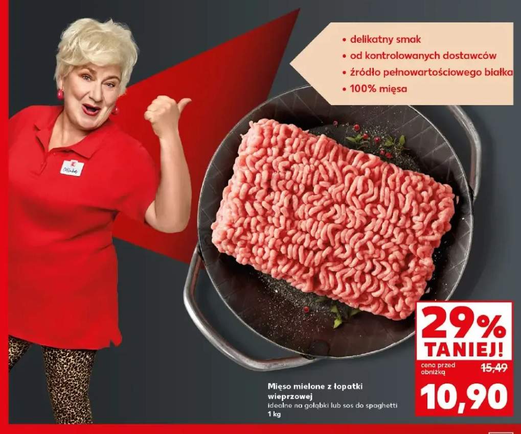 Mięso mielone z łopatki wieprzowej