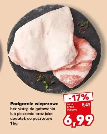 Podgardle wieprzowe bez skóry