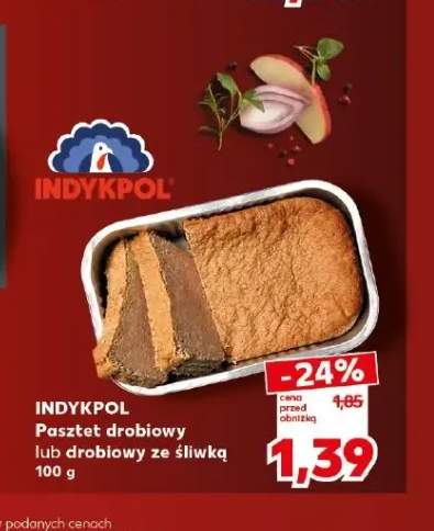 Pasztet drobiowy ze śliwką Indykpol +1 wariant