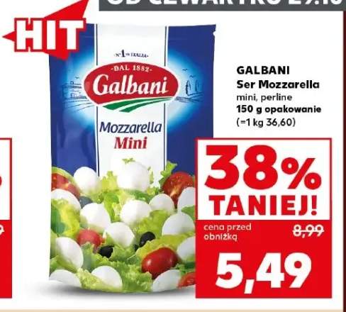 Ser Mozzarella mini Galbani +1 wariant