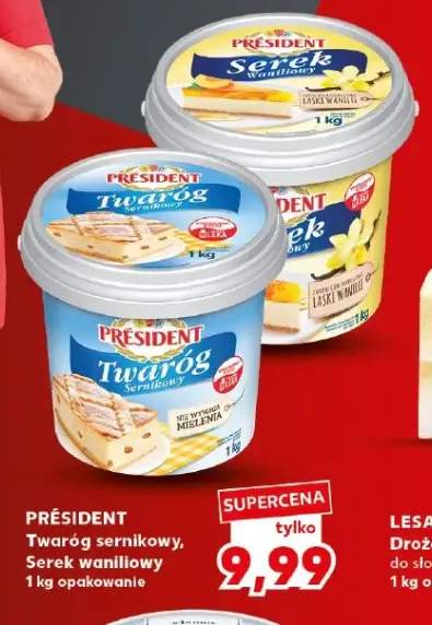 Twaróg sernikowy Président +1 wariant