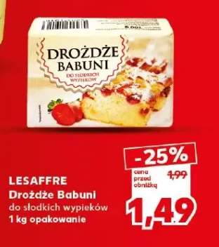 Drożdże Babuni do słodkich wypieków Lesaffre