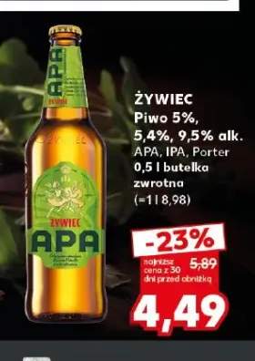 Piwo Żywiec APA +2 warianty