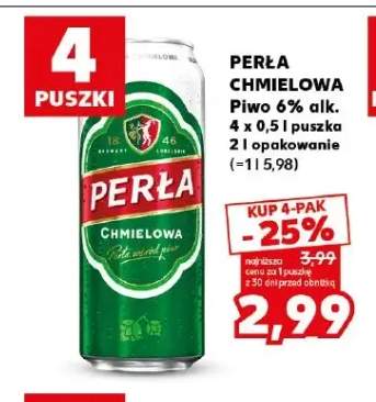 Piwo Perła Chmielowa 4-pak
