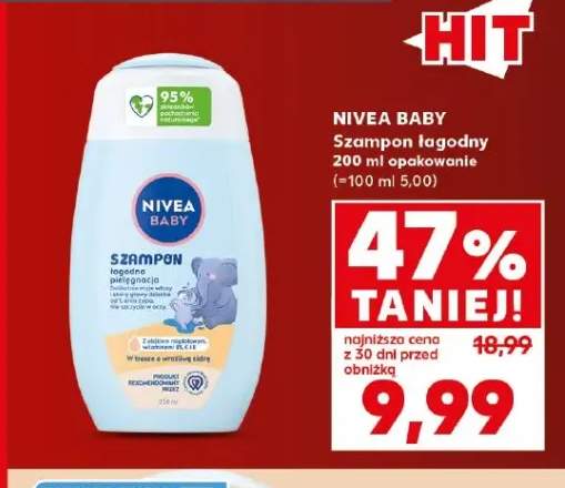 Szampon łagodny Nivea Baby