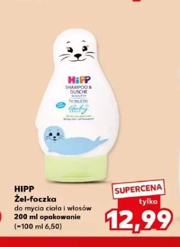 Żel-foczka do mycia ciała i włosów Hipp