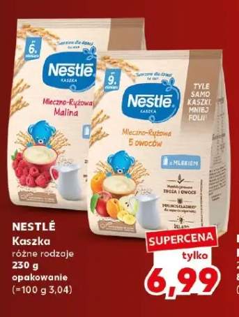 Kaszka mleczno-ryżowa Nestlé malina +1 wariant