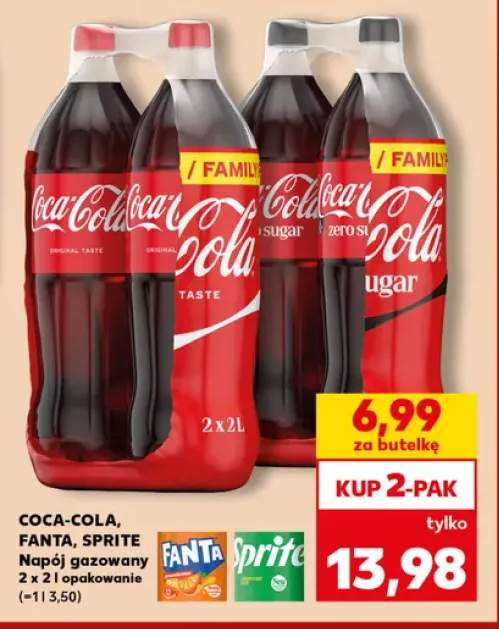 Napój gazowany Coca-Cola Original Taste 2-pak +3 warianty