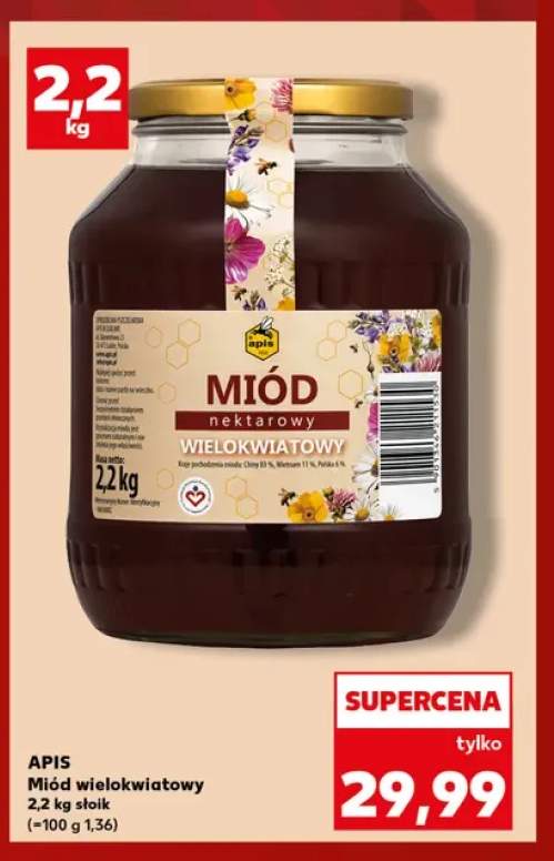 Miód wielokwiatowy Apis