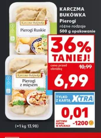 Pierogi ruskie Karczma Bukówka +1 wariant