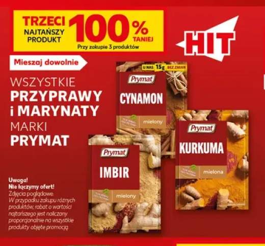 Przyprawy i marynaty Prymat +3 warianty