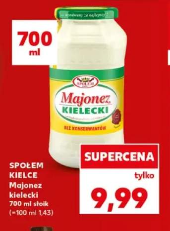 Majonez kielecki Społem Kielce