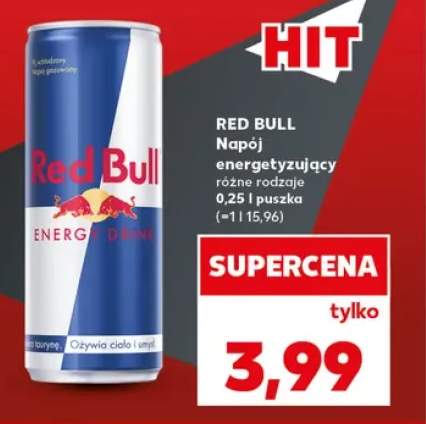 Napój energetyzujący Red Bull