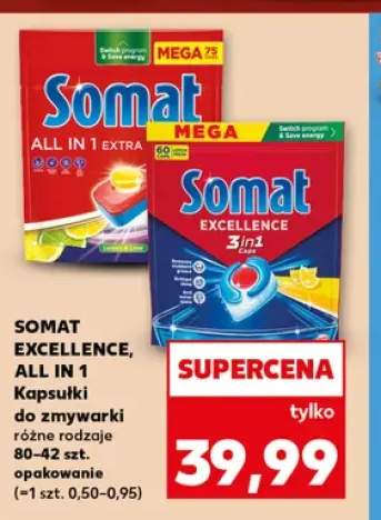 Kapsułki do zmywarki Somat Excellence All in 1