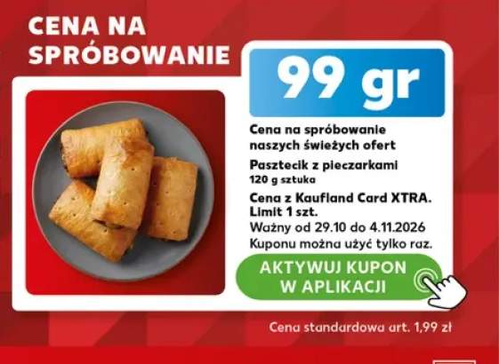 Pasztecik z pieczarkami