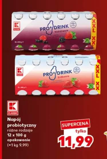 Napój probiotyczny Pro+Drink Waldbeere 12-pak K-Classic +1 wariant