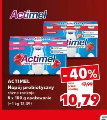 Napój probiotyczny truskawkowy 8-pak Actimel +1 wariant