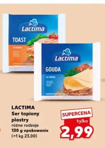 Ser topiony w plastrach Toast Lactima +1 wariant