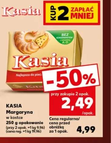 Margaryna w kostce Kasia
