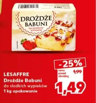 Drożdże Babuni do słodkich wypieków Lesaffre