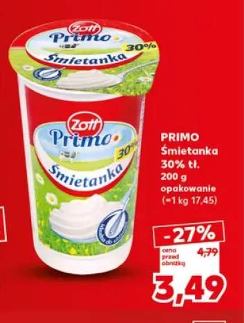 Śmietanka Zott Primo 30%