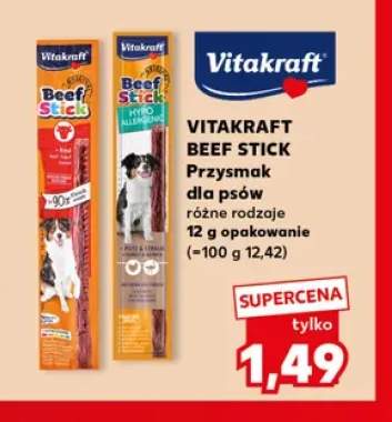 Przysmak dla psów Beef Stick z wołowiną Vitakraft +1 wariant