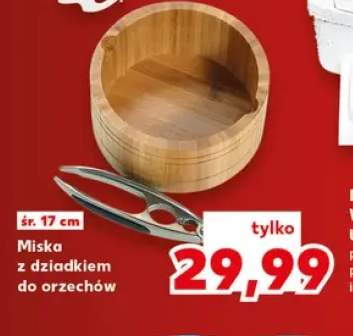 Miska z dziadkiem do orzechów śr. 17 cm