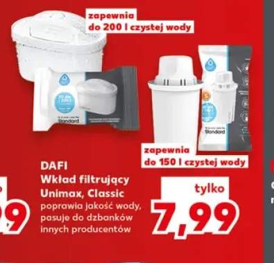 Wkład filtrujący Unimax Dafi +1 wariant