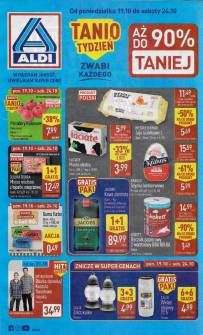 Okładka gazetki Aldi